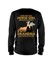 Behind Every Great Horse Girl Is A Grandma Long Sleeve Tee tile
