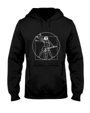 Vitruvian Man Guitar Music Da Vinci Guitarist Hooded Sweatshirt tile