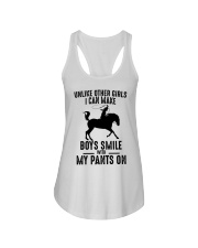 Horse girl unlike other girls Ladies Flowy Tank front