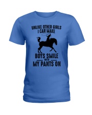 Horse girl unlike other girls Ladies T-Shirt tile