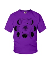 Moon Phase Coffee Youth T-Shirt tile
