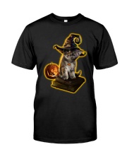 Kitty Witch And Books Premium Fit Mens Tee tile