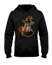 Kitty Witch And Books Hooded Sweatshirt tile
