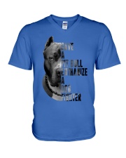 Save A Pit Bull V-Neck T-Shirt tile