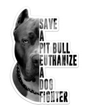 Save A Pit Bull Sticker tile