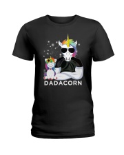 Animals Dadacorn Muscle Unicorn Dad Baby Ladies T-Shirt tile