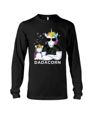 Animals Dadacorn Muscle Unicorn Dad Baby Long Sleeve Tee tile