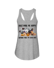 Dog Make Me Happy Humans Make Me Head Hurt Ladies Flowy Tank tile