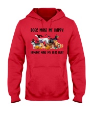 Dog Make Me Happy Humans Make Me Head Hurt Hooded Sweatshirt tile