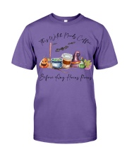 This Witch Needs Coffee Before Any Hocus Pocus Premium Fit Mens Tee tile