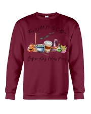 This Witch Needs Coffee Before Any Hocus Pocus Crewneck Sweatshirt tile