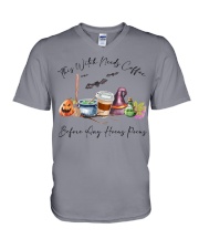 This Witch Needs Coffee Before Any Hocus Pocus V-Neck T-Shirt tile