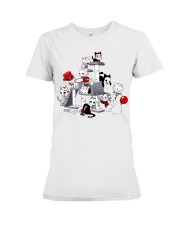 Cats Horror Premium Fit Ladies Tee tile