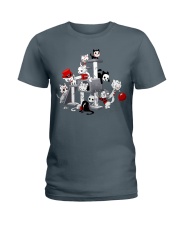 Cats Horror Ladies T-Shirt tile