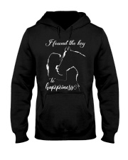 I found the key to happiness Horse Lover Hooded Sweatshirt front