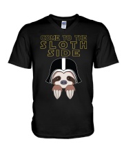 Come To The Sloth Side V-Neck T-Shirt tile