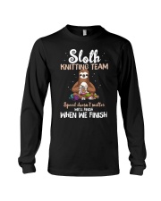 Sloth Knitting team Long Sleeve Tee tile