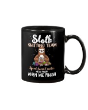 Sloth Knitting team Mug tile