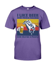 Horse racing and Beer Premium Fit Mens Tee tile