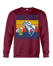 Horse racing and Beer Crewneck Sweatshirt tile