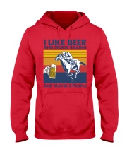 Horse racing and Beer Hooded Sweatshirt tile
