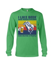 Horse racing and Beer Long Sleeve Tee tile