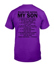 Rules For Dating My Son Classic T-Shirt tile