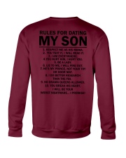 Rules For Dating My Son Crewneck Sweatshirt tile