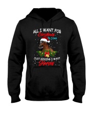 All I want for Christmas is horses Hooded Sweatshirt tile