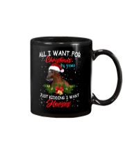 All I want for Christmas is horses Mug tile