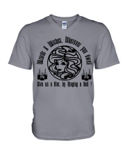 Wizards and Witches Wherever You Dwell V-Neck T-Shirt tile