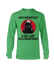 Under Estimate A Cat Lady Long Sleeve Tee tile