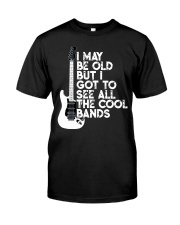 I Maybe Old Guitar Classic T-Shirt front