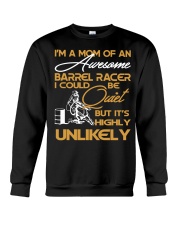 Mom Of An Awesome Barrel Racer Crewneck Sweatshirt tile