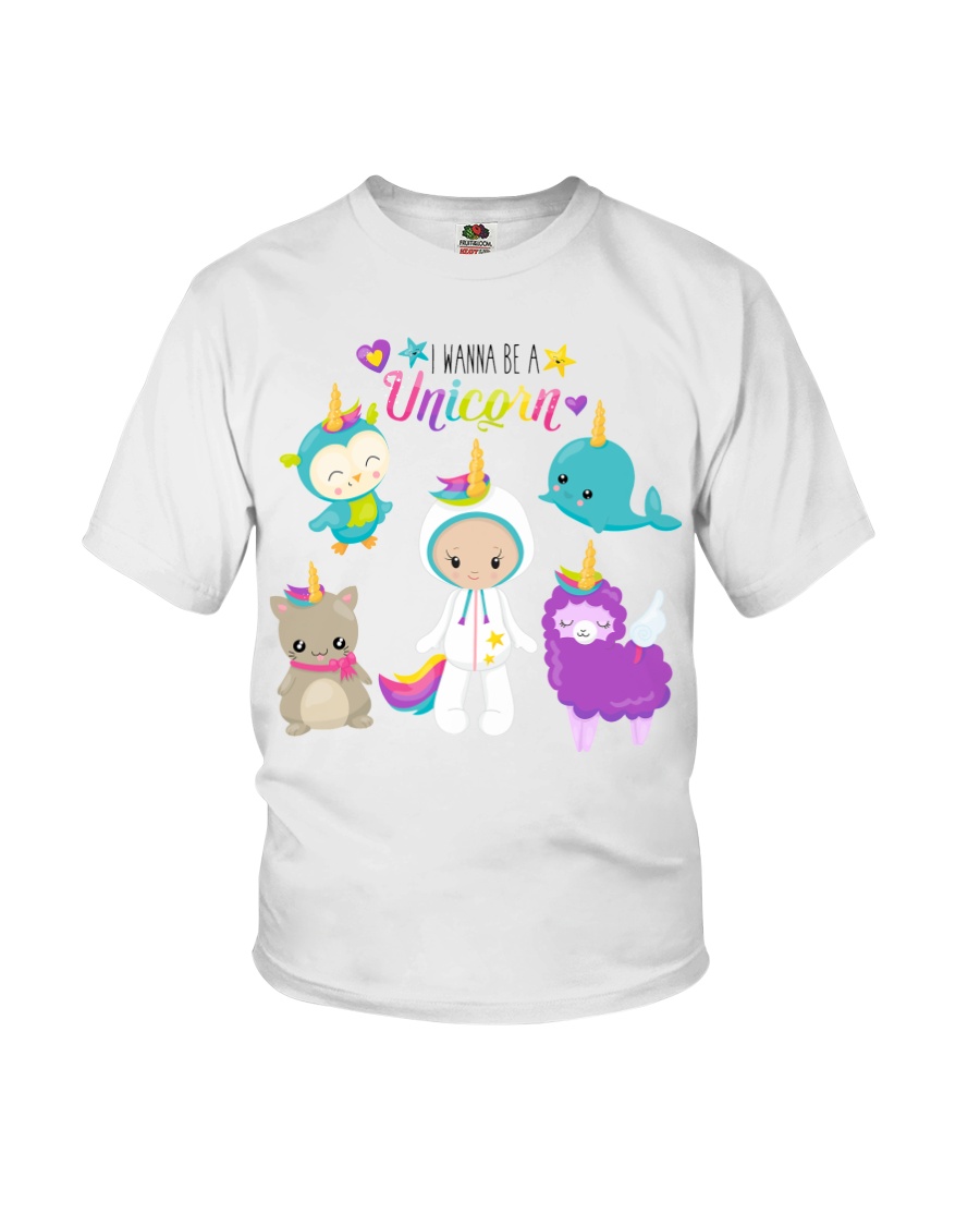 I wanna be a Unicorn Youth T-Shirt