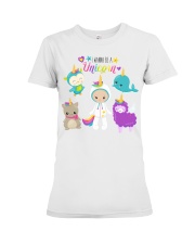 I wanna be a Unicorn Premium Fit Ladies Tee thumbnail