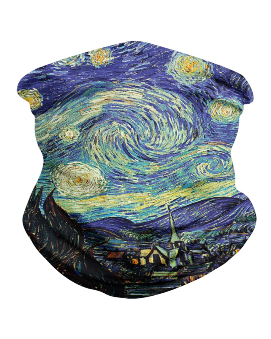 van gogh starry night summer Neck Gaiter Neck Gaiter