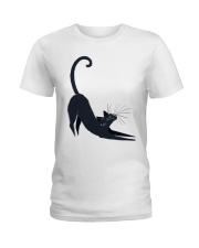 Cats Black Animal Animals Ladies T-Shirt thumbnail
