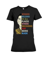 Ruth Bader Ginsburg Notorious RBG shirt Premium Fit Ladies Tee thumbnail