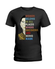 Ruth Bader Ginsburg Notorious RBG shirt Ladies T-Shirt thumbnail