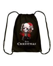 It's Christmas Friday the 13th Drawstring Bag thumbnail