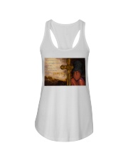 Black Queen Trust God Ladies Flowy Tank tile