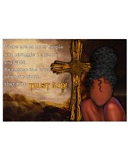 Black Queen Trust God 24x16 Poster front