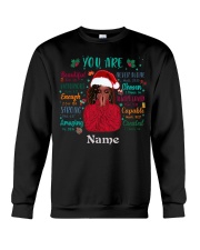 You Are Version Christmas Crewneck Sweatshirt front