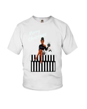 Unique African American Christmas Youth T-Shirt tile