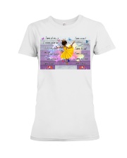 Black Girl You Are Beautiful Black Teenage Premium Fit Ladies Tee tile