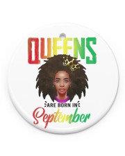 September Birthday African Circle Ornament (Porcelain) tile