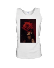 African Woman Art, Flower Head Woman, Black women art, black flowers head, black art, african american art Unisex Tank tile