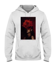 African Woman Art, Flower Head Woman, Black women art, black flowers head, black art, african american art Hooded Sweatshirt tile