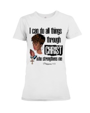 I Can Do All Thing Premium Fit Ladies Tee tile